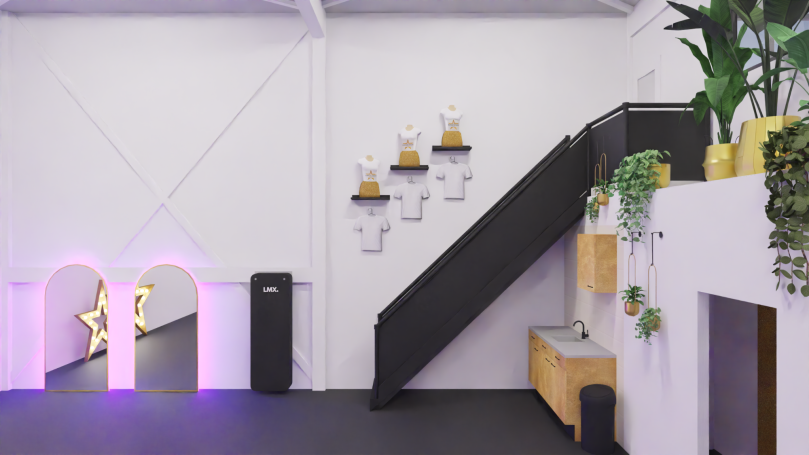 Dansruimte en keuken