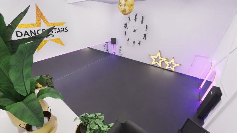 Dansruimte van bovenaf